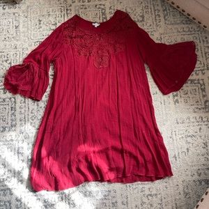 Women’s wine/burgundy dress